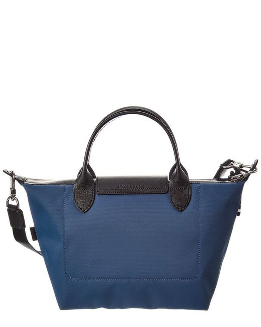 Longchamp Blue Le Pliage Energy Small Canvas Crossbody