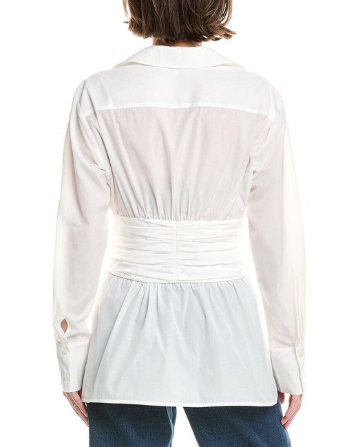 Rebecca Taylor White Button Shirt