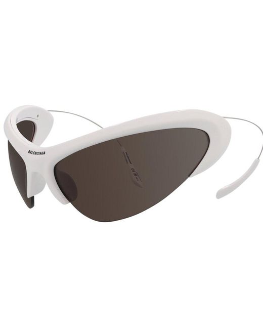 Balenciaga Gray Bb0232s 91mm Sunglasses for men