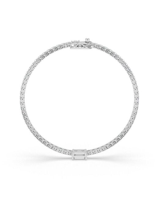 Lab Grown Diamonds White 14K 3.00 Ct. Tw. Lab-Grown Diamond Bracelet