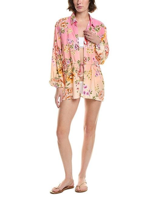 PQ Swim Red Ari Cover-Up
