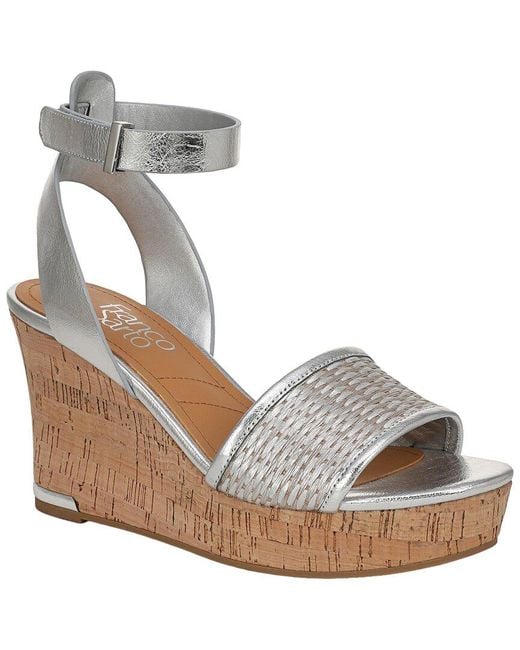 Franco Sarto Metallic Celeste Strappy Sandal