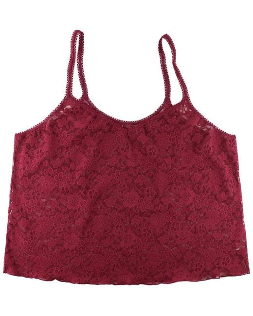Hanky Panky Red Daily Lace Plus Cami