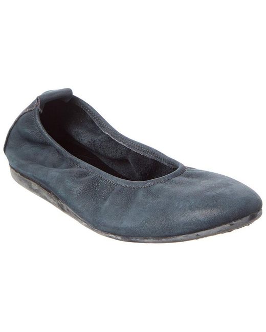 Arche Blue Laius Leather Flat