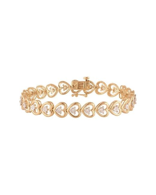 Lab Grown Diamonds White Plated 0.25 Ct. Tw. Lab-Grown Diamond Bracelet