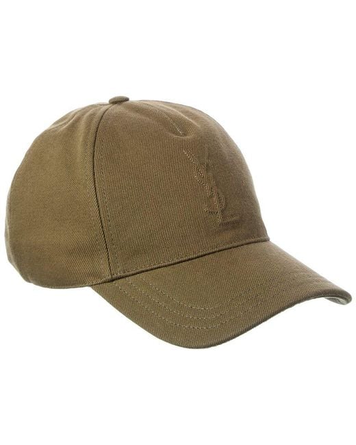 Saint Laurent Natural Cassandre Baseball Cap for men