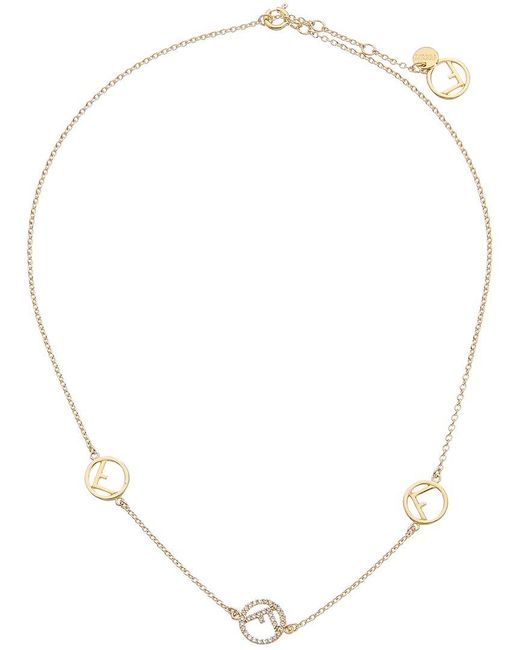 Fendi Natural F Is Necklace