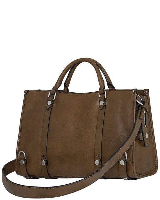 Rebecca Minkoff Brown Surplus Leather Satchel