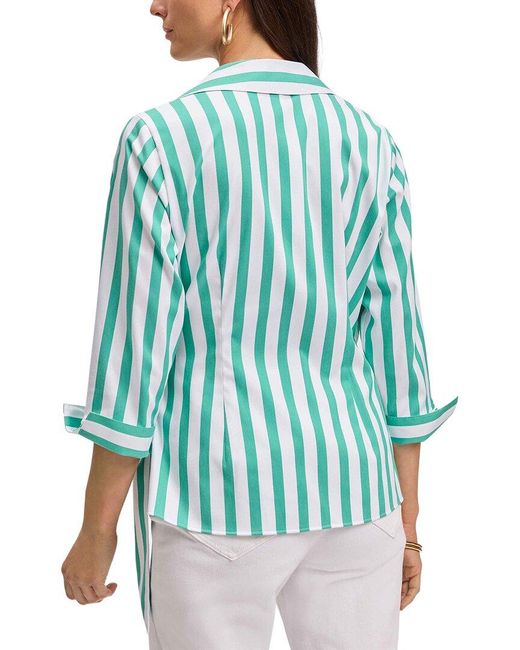 Foxcroft Blue Salina Shirt