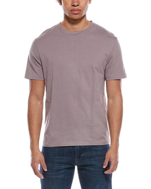 FRAME Purple Frame Logo T-Shirt for men