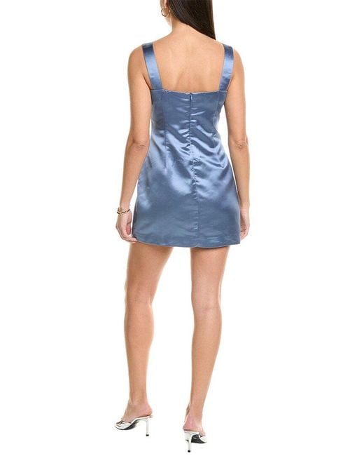 short sleeve dress blue Blue Short Sleeve Fitted Floral Mini Dress