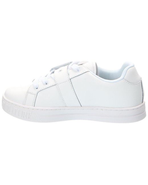 Versace Jeans White Couture Leather Sneaker