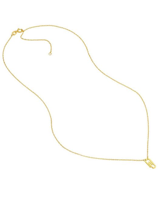 HAWLEY ST Metallic 14K Necklace