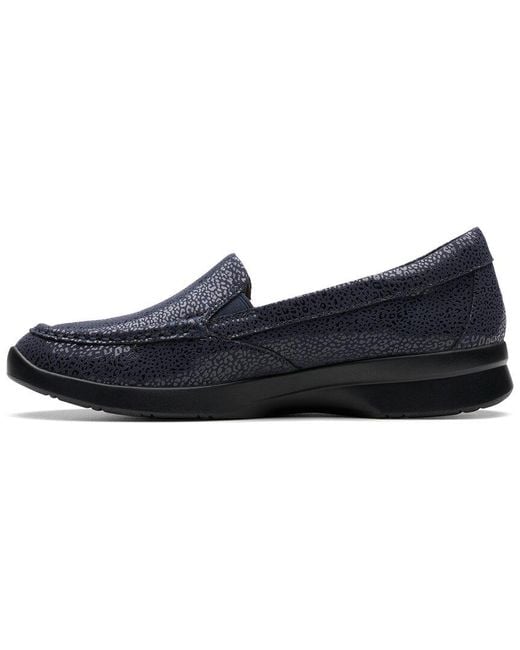 Clarks Blue Ellowyn Lux Loafer