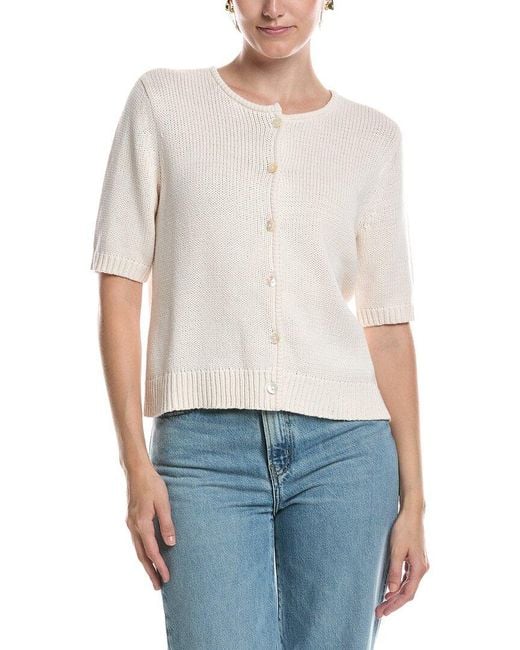 Splendid White Fisher Cardigan