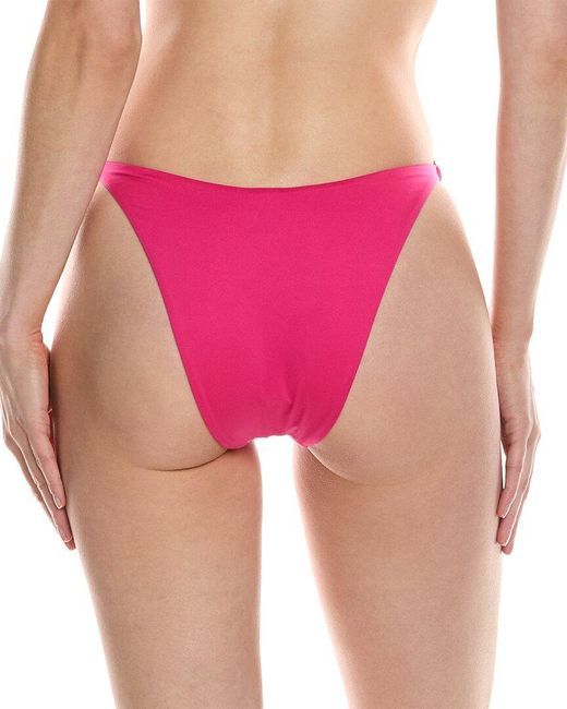 Monica Hansen Pink Beachwear Icon Bikini Bottom