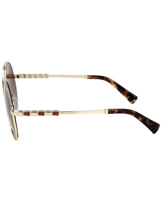 BVLGARI Brown Bv6144Kb 55Mm Sunglasses