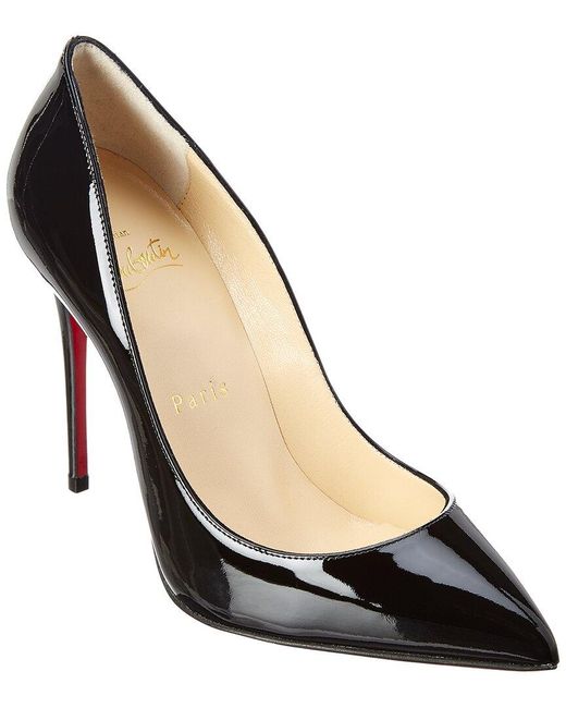 Christian Louboutin Pigalle Follies 100 Patent Pump in Black | Lyst