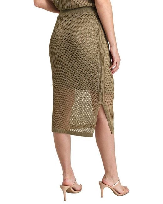 DKNY Green Corded Top