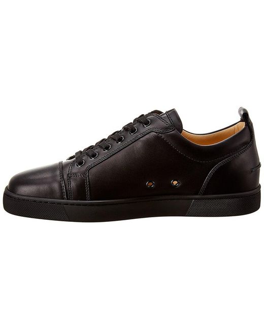Louis Junior - Sneakers - Calf leather - Black - Christian Louboutin