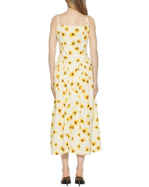 Alexia Admor Yellow Thalassa A-Line Dress