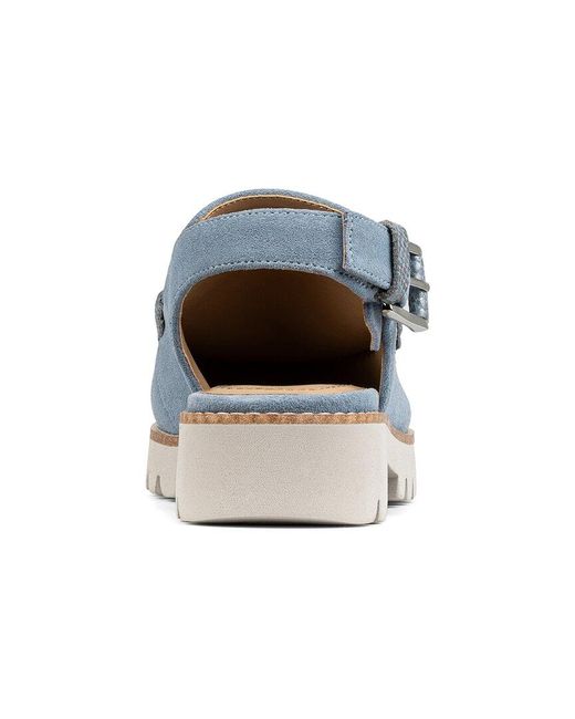 Donald J Pliner Blue Essex02 Suede Slingback Loafer