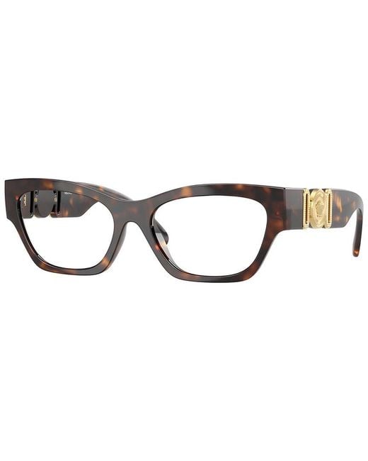 Versace Brown 52Mm Optical Frames