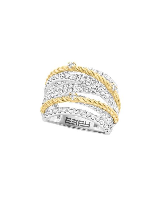 Effy Fine Jewelry White 14K 1.88 Ct. Tw. Diamond Ring