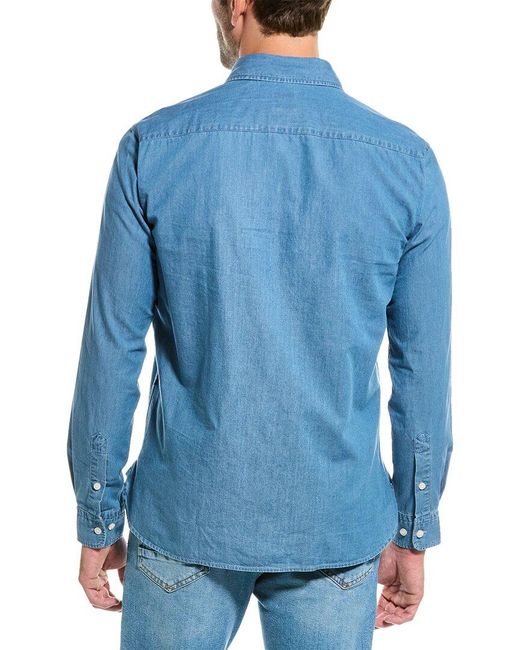 BOSS by HUGO BOSS Slim Fit Denim Shirt in Blue for Men | Lyst