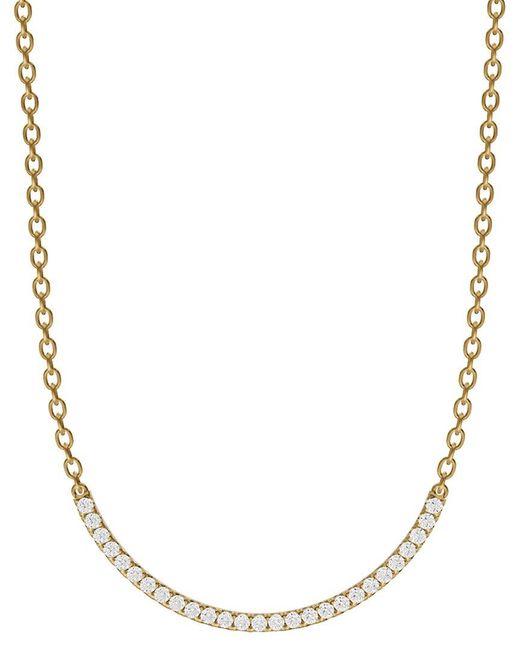 Lab Grown Diamonds Metallic 14K 0.33 Ct. Tw. Lab-Grown Diamond Necklace