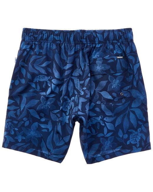 Vintage Summer Blue Swim Short for men