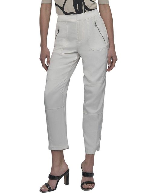DKNY Gray Glazed Dressing Pant