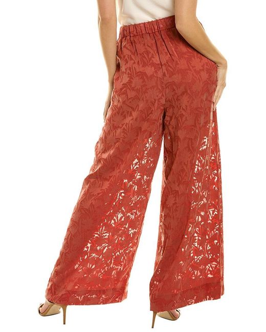 Ted Baker Red Melanne Palazzo Trouser
