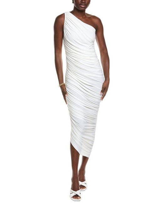 Norma Kamali White Diana Gown