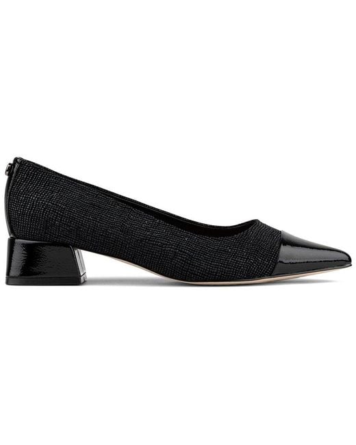 Donald J Pliner Black Pio Leather Pump