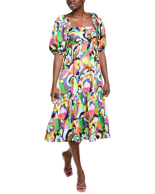 CROSBY BY MOLLIE BURCH White Emerson Midi Dress