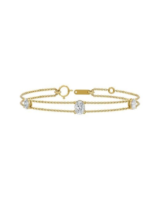 Lab Grown Diamonds White 18K Over 2.00 Ct. Tw. Lab-Grown Diamond Bracelet