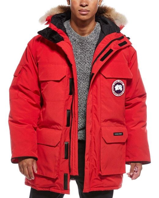 Canada Goose Red Expedition Down Parka for men