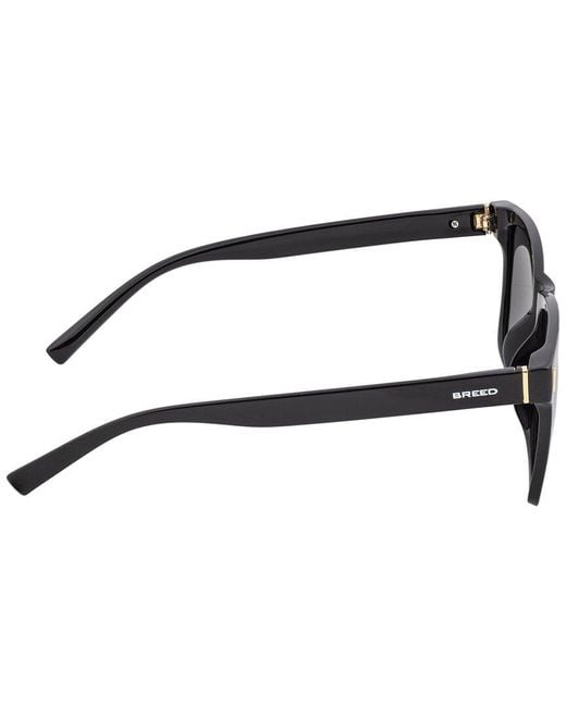 Breed Black Pictor 46Mm Polarized Sunglasses for men