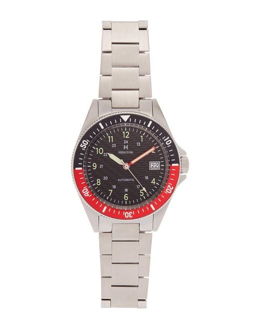 Heritor White Heritor Calder Watch for men