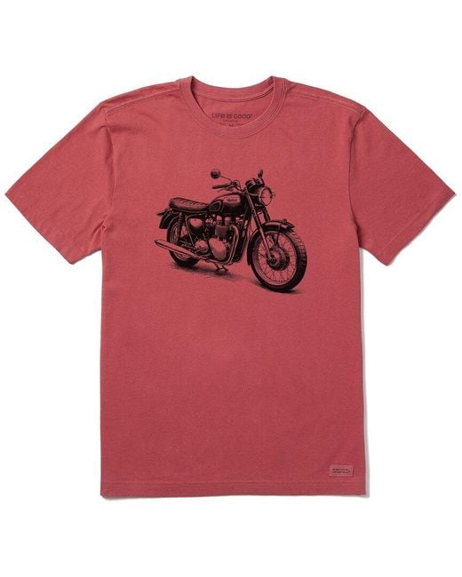 Life Is Good. Pink Crusher T-Shirt for men