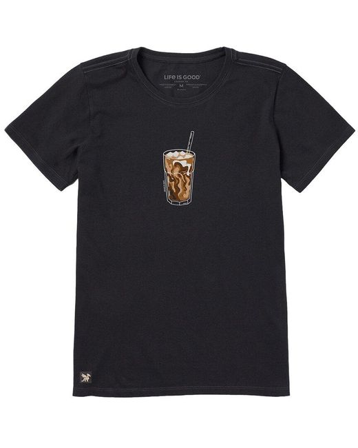 Life Is Good. Black Crusher T-Shirt