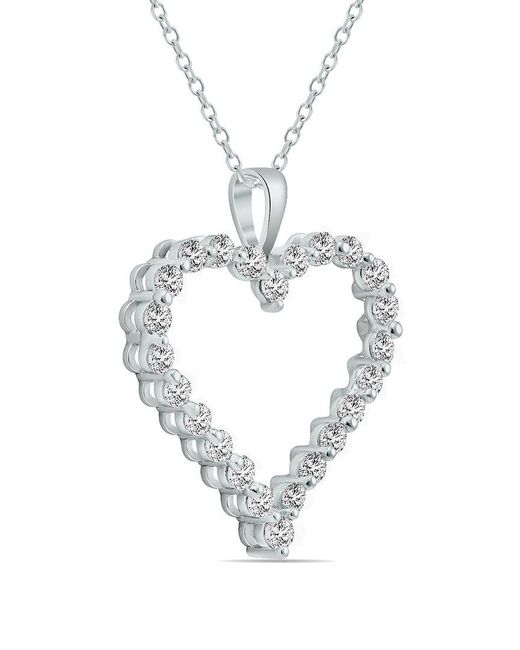 True Diamond Metallic 14k 0.96 Ct. Tw. Diamond Necklace