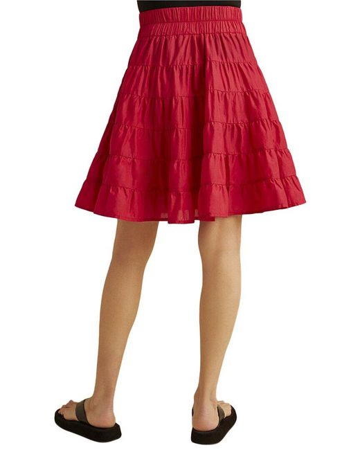 Merlette Red Texel Skirt