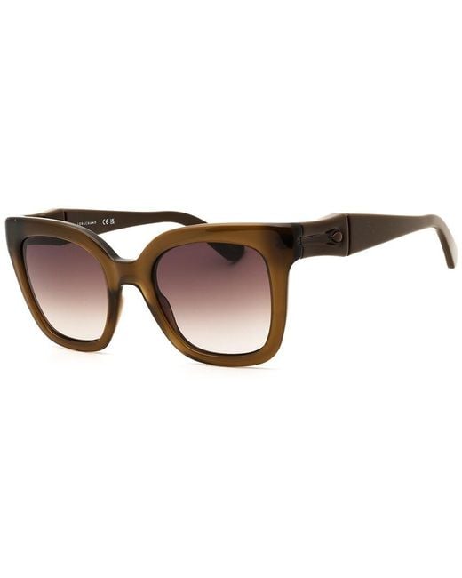 Longchamp Brown Lo793S 53Mm