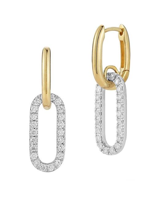 Nephora White 14K 0.51 Ct. Tw. Diamond Earrings