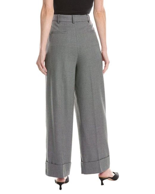 Kenneth Cole Gray Cuffed Pant