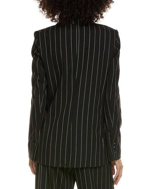 Bardot Black Sloane Pinstripe Blazer