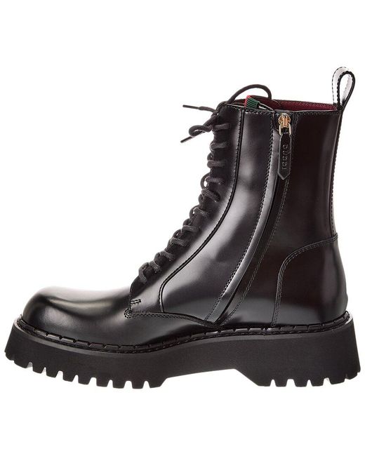 Gucci Black Leather Boot for men