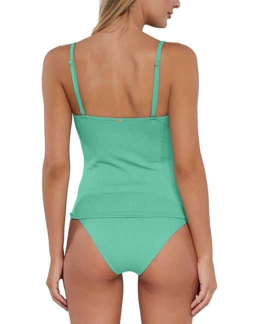 Sunsets Green Simone Tankini